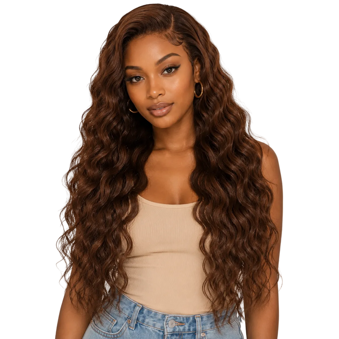 Dream Hair H&S Weaving DEEP Wave Echthaar & Premium-Synthetikhaar