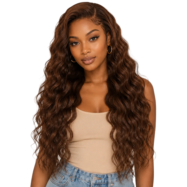 Dream Hair H&S Weaving DEEP Wave Echthaar & Premium-Synthetikhaar